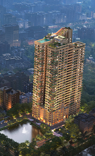 AMBUJA_UDYATT_VIEW_48_AERIAL_TWILIGHT