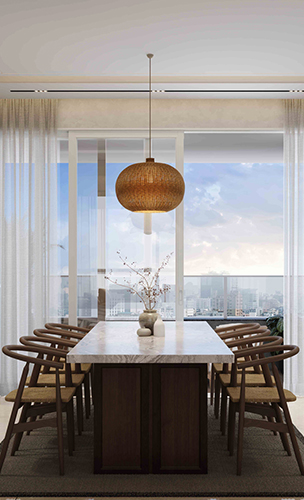 Luxury Tower at Sunset