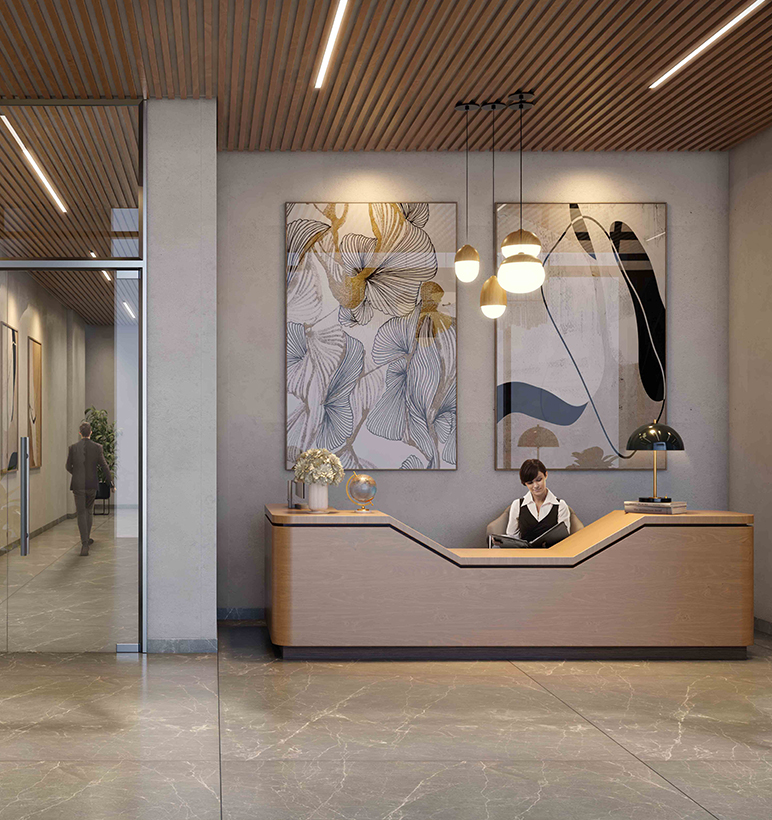 Entrance & Reception Lobby