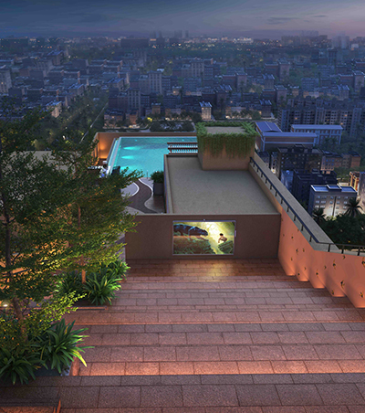 Amphitheatre Overlooking The Panoramic Vistas Of The City