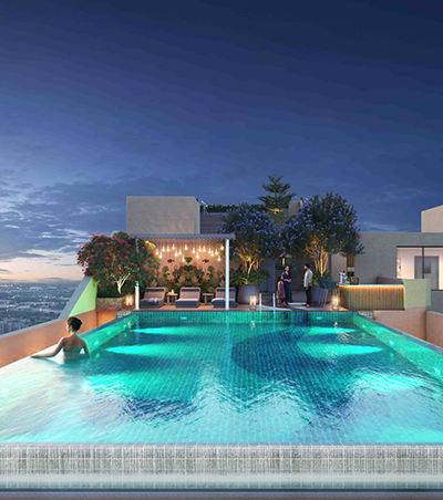 Panoramic Knife-Edge Swimming Pool