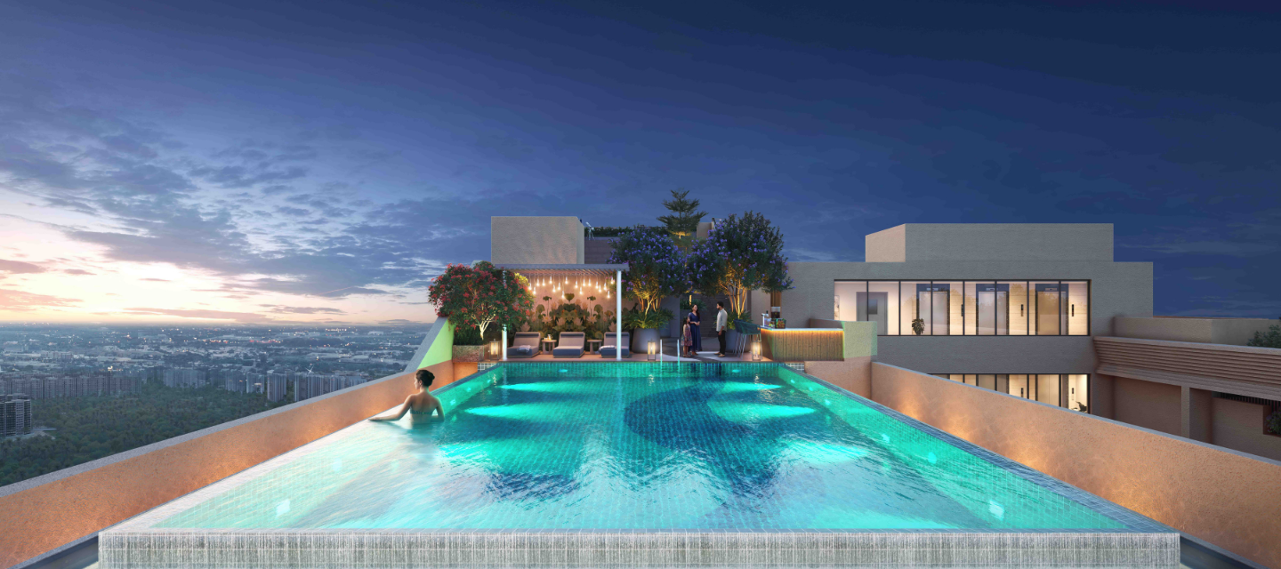 Panoramic Knife-Edge Swimming Pool